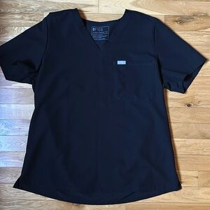 Black XL Figs Catarina Scrub Top